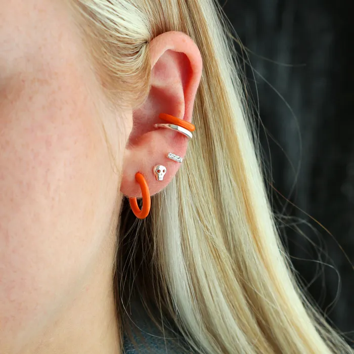 Bar Dash Crystal Stud Earrings kris nations Earrings
