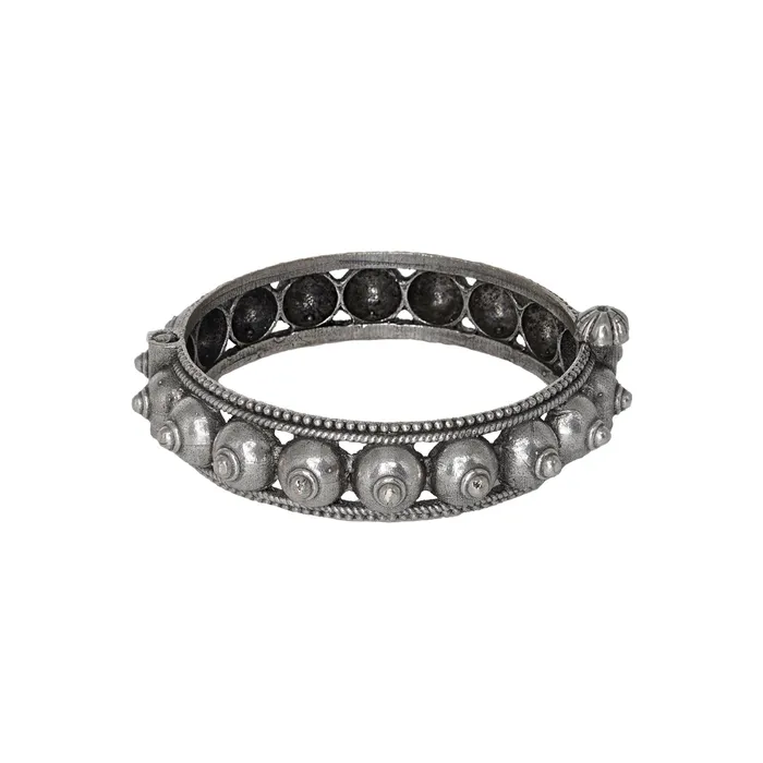 Teejh Sharmila Silver Oxidised Bangle Teejh Bracelets Teejh Sharmila Silver Oxidised Bangle Teejh Bracelets