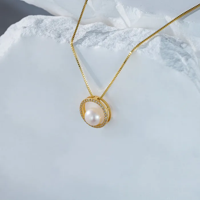 Pearly Lustre Elegant Freshwater Pearl Necklace WN00550 Necklaces