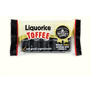 Ramsden International Walkers Liquorice Toffee Bar 100g Necklaces