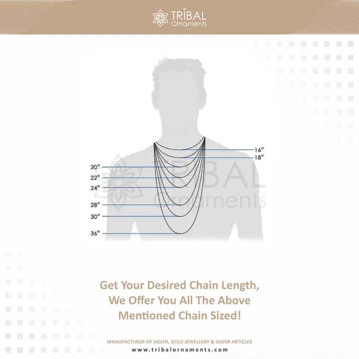 TRIBAL ORNAMENTS 22kt gold 55 mm 20 inches long handmade solid gold nawabi chain necklace form Rajasthan India ch68 Necklaces