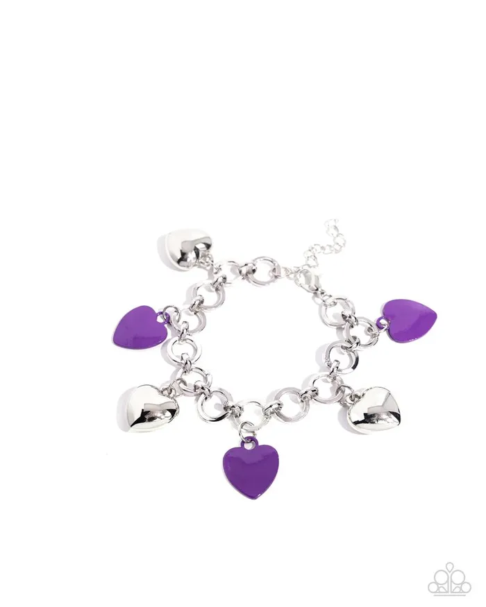 Bracelets Paparazzi Bracelet Whole Lotta Love Purple Paparazzi Jewelry Bracelets Paparazzi Bracelet Whole Lotta Love Purple Paparazzi Jewelry