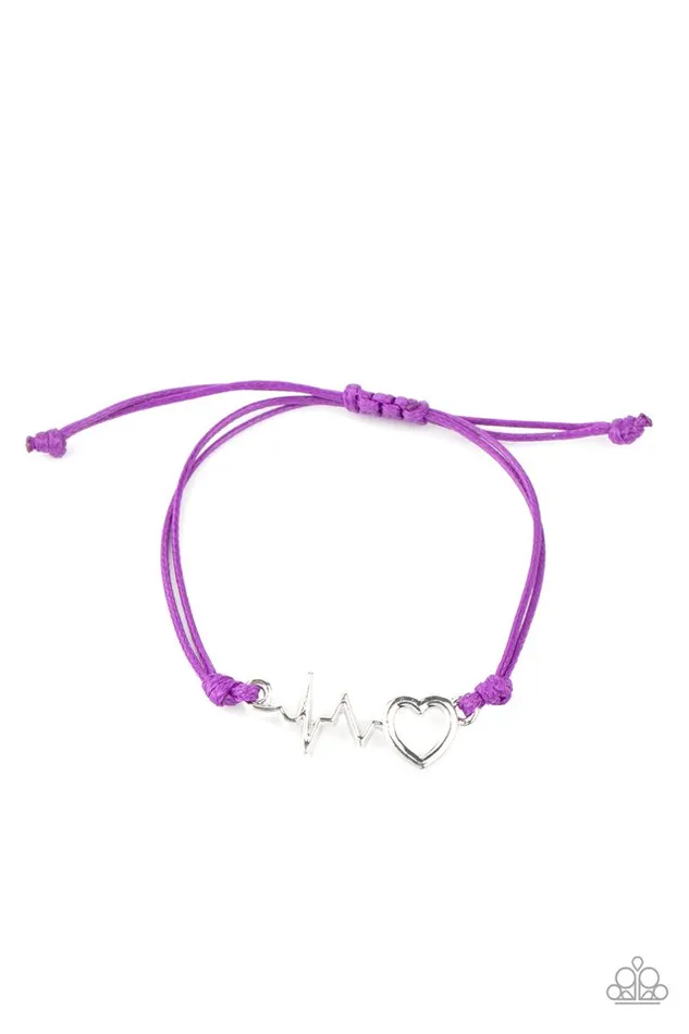 Bracelets Paparazzi Jewelry Paparazzi Bracelet Cardiac Couture Purple Bracelets Paparazzi Jewelry Paparazzi Bracelet Cardiac Couture Purple