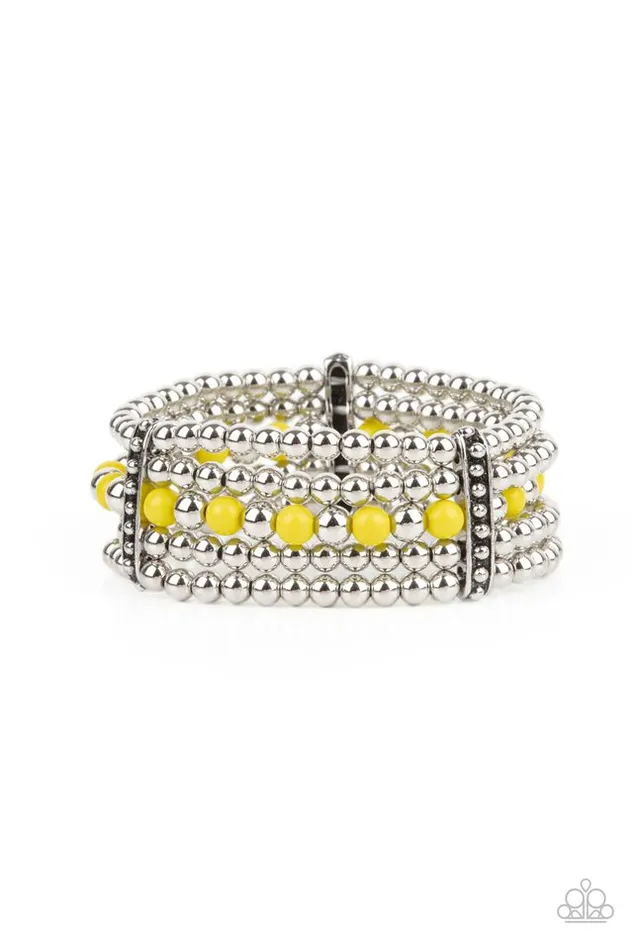 Bracelets Paparazzi Jewelry Paparazzi Bracelet Gloss Over The Details Yellow Bracelets Paparazzi Jewelry Paparazzi Bracelet Gloss Over The Details Yellow