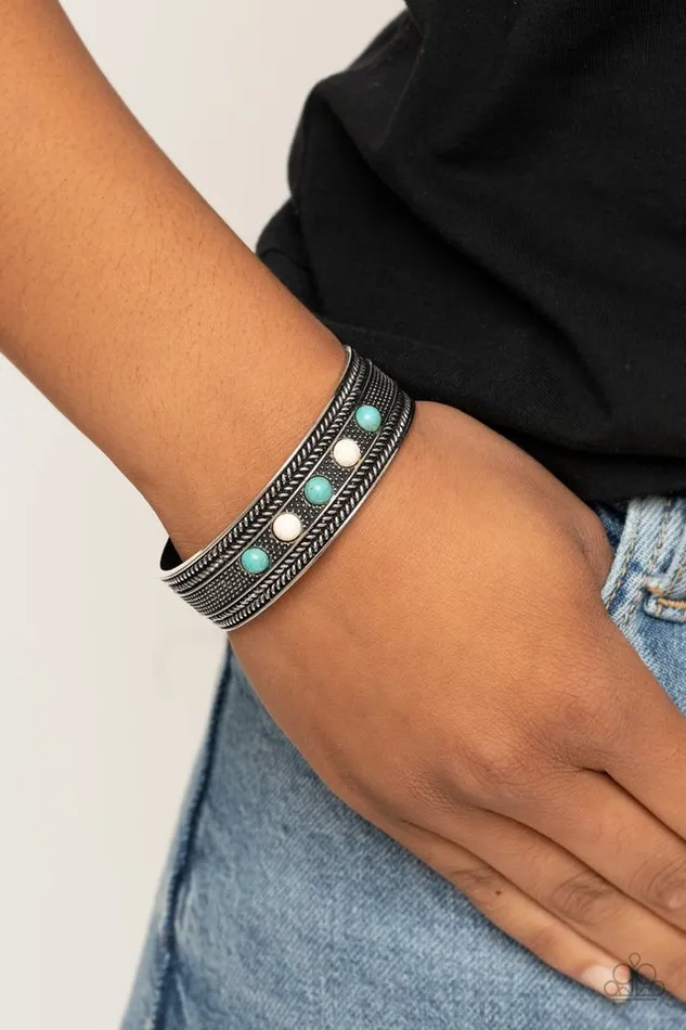 Bracelets Paparazzi Jewelry Paparazzi Bracelet Quarry Quake Blue