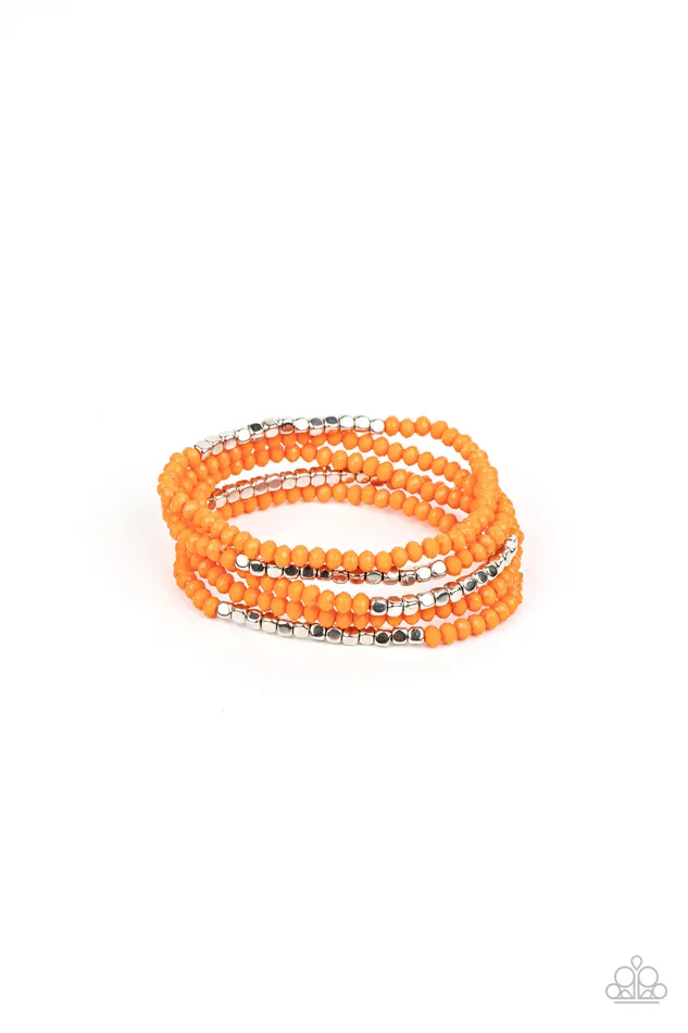 Bracelets Paparazzi Jewelry Paparazzi Bracelet Tulum Trek Orange