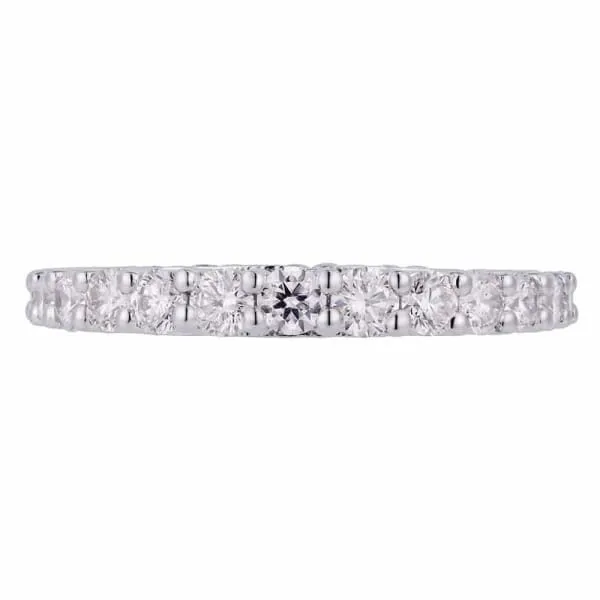 Diamond Source NYC Rings Natural Round Brilliant Fancy Diamond Band Set in 18K White Gold 140ct tw Diamond Source NYC Rings Natural Round Brilliant Fancy Diamond Band Set in 18K White Gold 140ct tw
