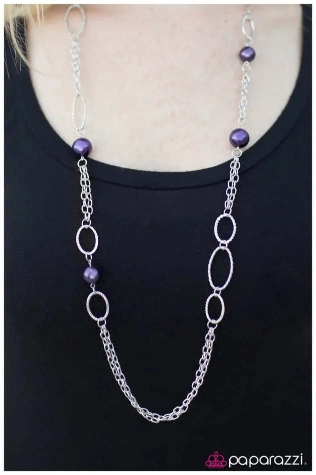 Necklaces Paparazzi Jewelry Paparazzi Necklace Celebrity Gossip Purple