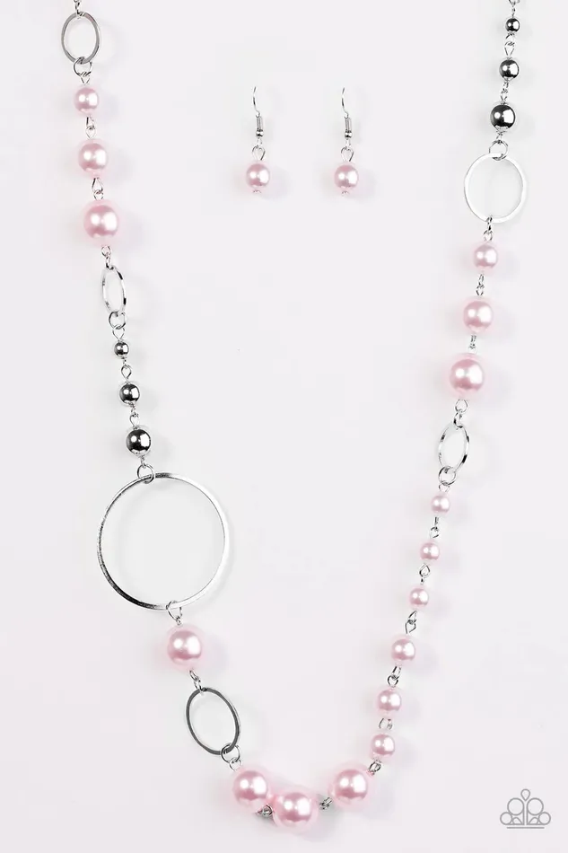 Necklaces Paparazzi Jewelry Paparazzi Necklace Lady Etiquette Pink