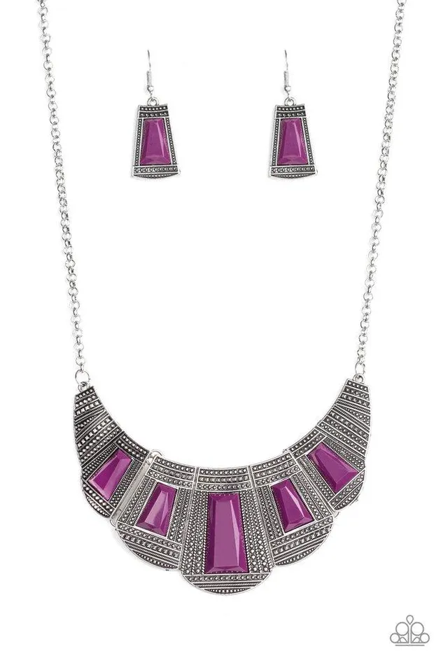 Necklaces Paparazzi Jewelry Paparazzi Necklace Lion Den Purple