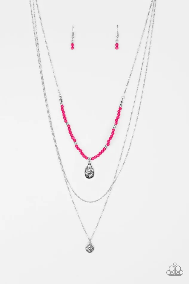 Necklaces Paparazzi Jewelry Paparazzi Necklace Mild Wild Pink Necklaces Paparazzi Jewelry Paparazzi Necklace Mild Wild Pink