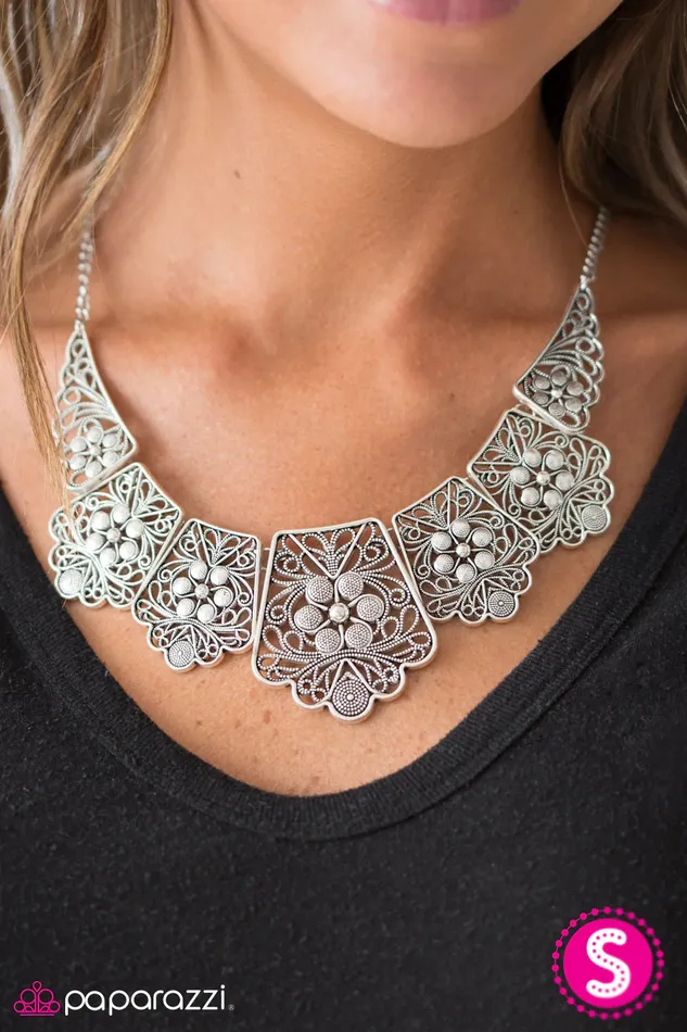 Necklaces Paparazzi Jewelry Paparazzi Necklace Native Nature Silver