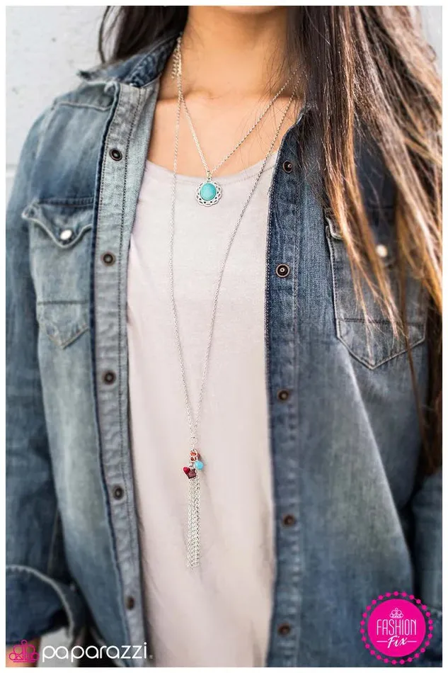Necklaces Paparazzi Necklace All the Pretty Horses Multi Paparazzi Jewelry
