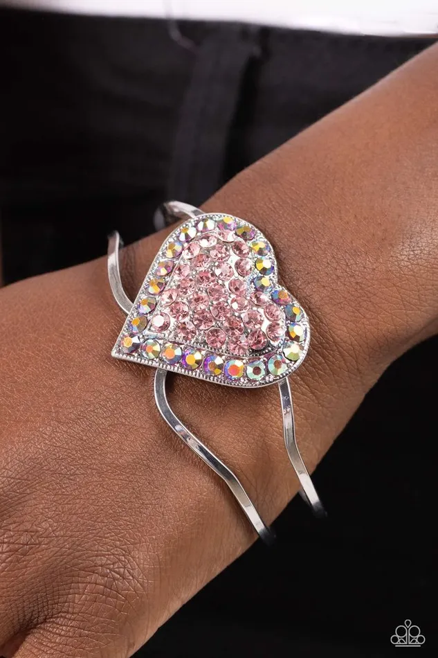 Paparazzi Bracelet Flirtatious Finale Pink Paparazzi Jewelry Bracelets