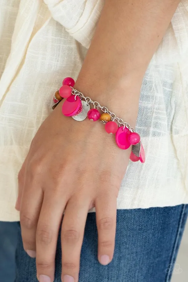 Paparazzi Bracelet Springtime Springs Pink Paparazzi Jewelry Bracelets