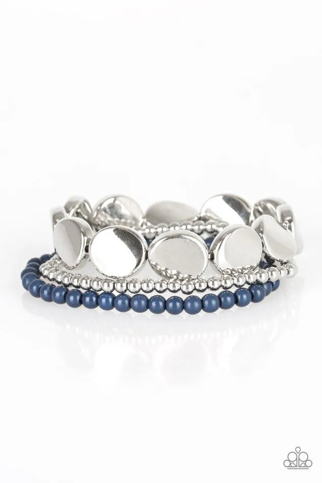Paparazzi Jewelry Bracelets Paparazzi Bracelet Beyond The Basics Blue