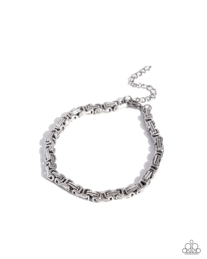 Paparazzi Jewelry Bracelets Paparazzi Bracelet Interlocked Industry Silver Paparazzi Jewelry Bracelets Paparazzi Bracelet Interlocked Industry Silver