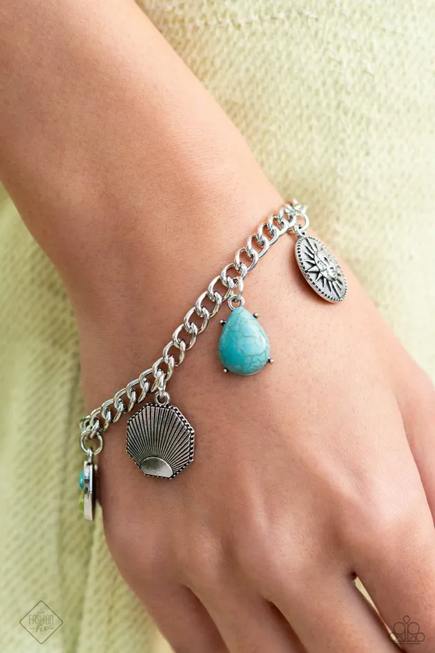 Paparazzi Jewelry Bracelets Paparazzi Bracelet Nimble Nomad Blue