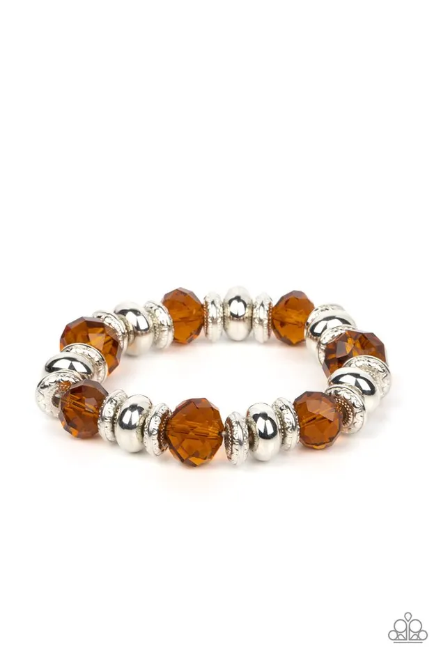 Paparazzi Jewelry Bracelets Paparazzi Bracelet Power Pose Brown Paparazzi Jewelry Bracelets Paparazzi Bracelet Power Pose Brown