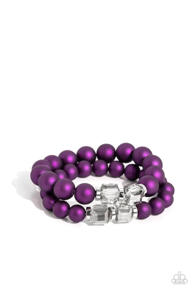 Paparazzi Jewelry Bracelets Paparazzi Bracelet Shopaholic Showdown Purple Paparazzi Jewelry Bracelets Paparazzi Bracelet Shopaholic Showdown Purple