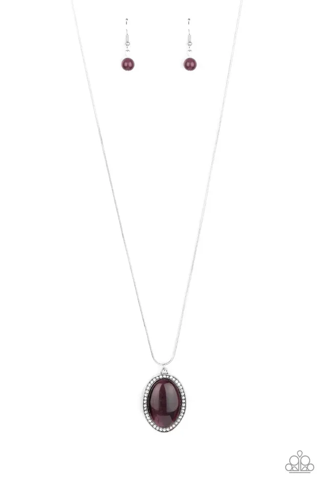 Paparazzi Jewelry Necklaces Paparazzi Necklace GLISTEN To This Purple