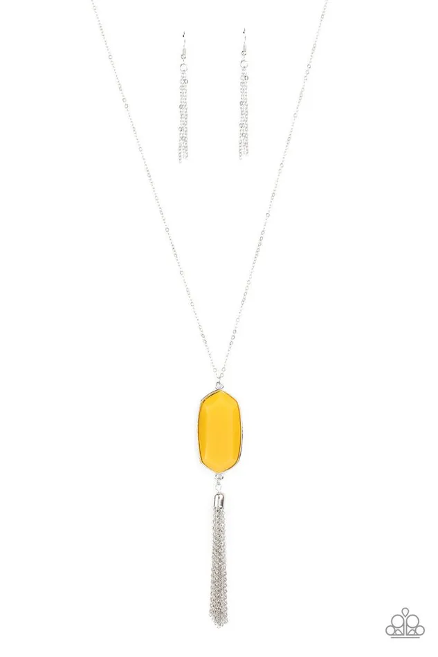 Paparazzi Jewelry Necklaces Paparazzi Necklace Got A Good Thing GLOWING Yellow Paparazzi Jewelry Necklaces Paparazzi Necklace Got A Good Thing GLOWING Yellow
