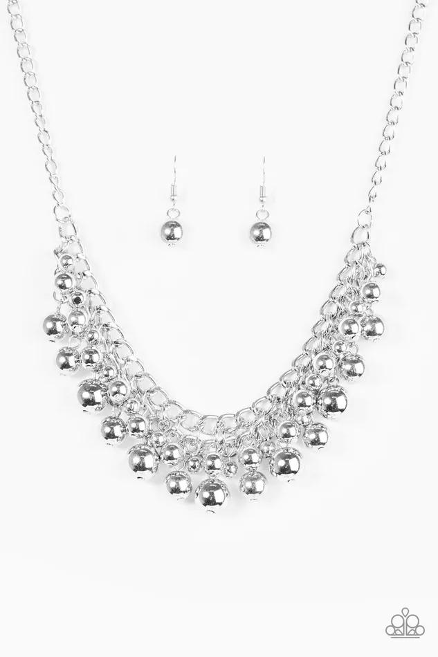 Paparazzi Jewelry Necklaces Paparazzi Necklace Heels and Hustle Silver