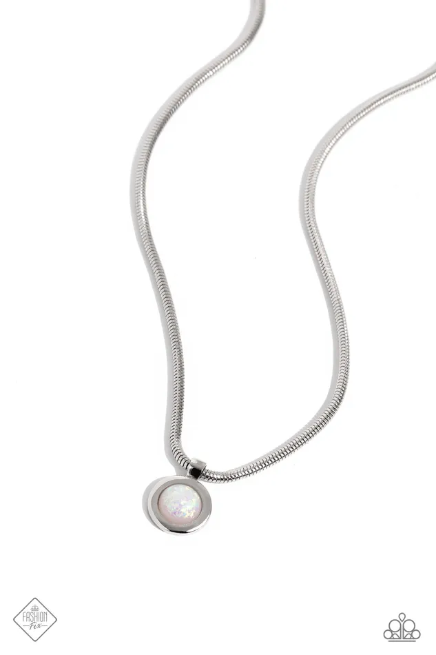 Paparazzi Jewelry Necklaces Paparazzi Necklace HighStrung Habit White Paparazzi Jewelry Necklaces Paparazzi Necklace HighStrung Habit White