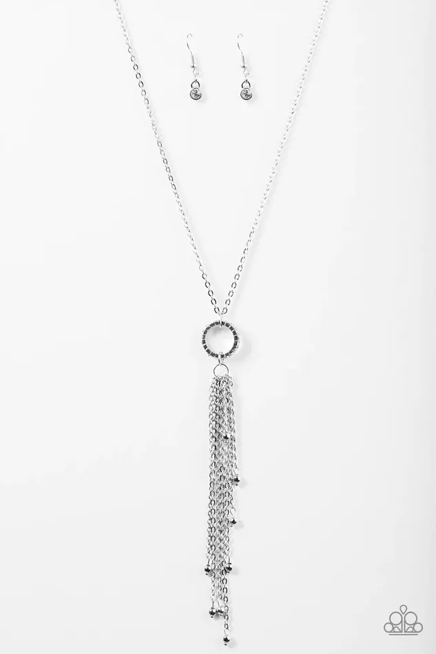 Paparazzi Jewelry Necklaces Paparazzi Necklace Sparkling Crescendo White
