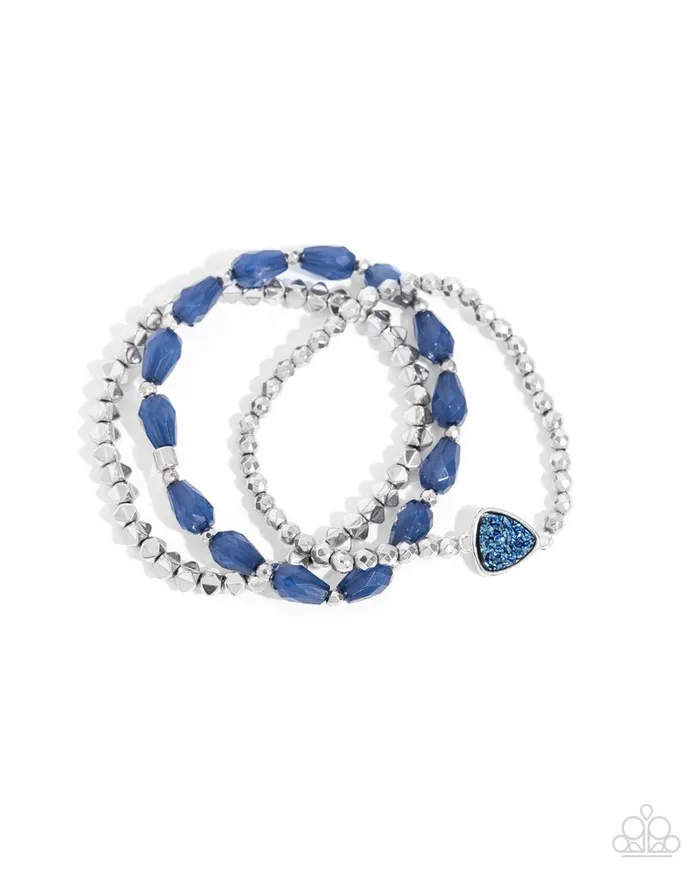 Paparazzi Jewelry Paparazzi Bracelet Druzy Decadence Blue Bracelets Paparazzi Jewelry Paparazzi Bracelet Druzy Decadence Blue Bracelets