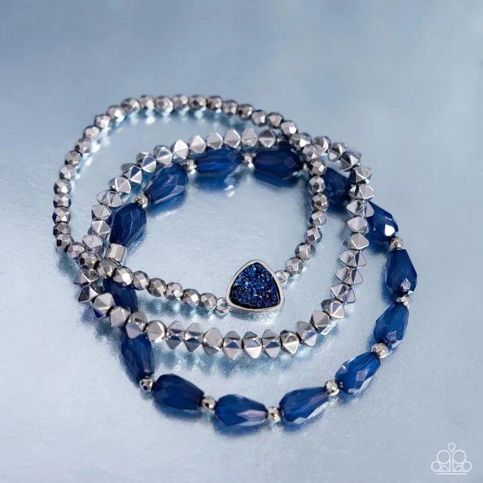 Paparazzi Jewelry Paparazzi Bracelet Druzy Decadence Blue Bracelets Paparazzi Jewelry Paparazzi Bracelet Druzy Decadence Blue Bracelets