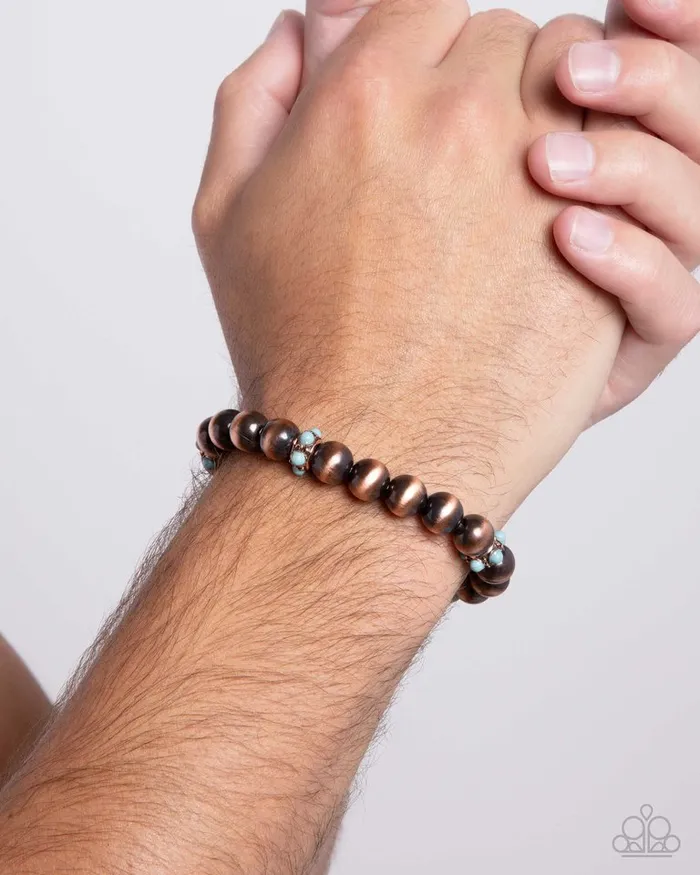 Paparazzi Jewelry Paparazzi Bracelet Stony Spotlight Copper Bracelets