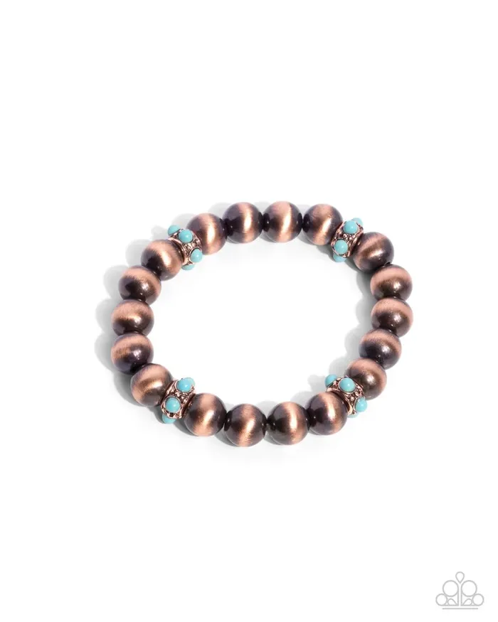 Paparazzi Jewelry Paparazzi Bracelet Stony Spotlight Copper Bracelets Paparazzi Jewelry Paparazzi Bracelet Stony Spotlight Copper Bracelets
