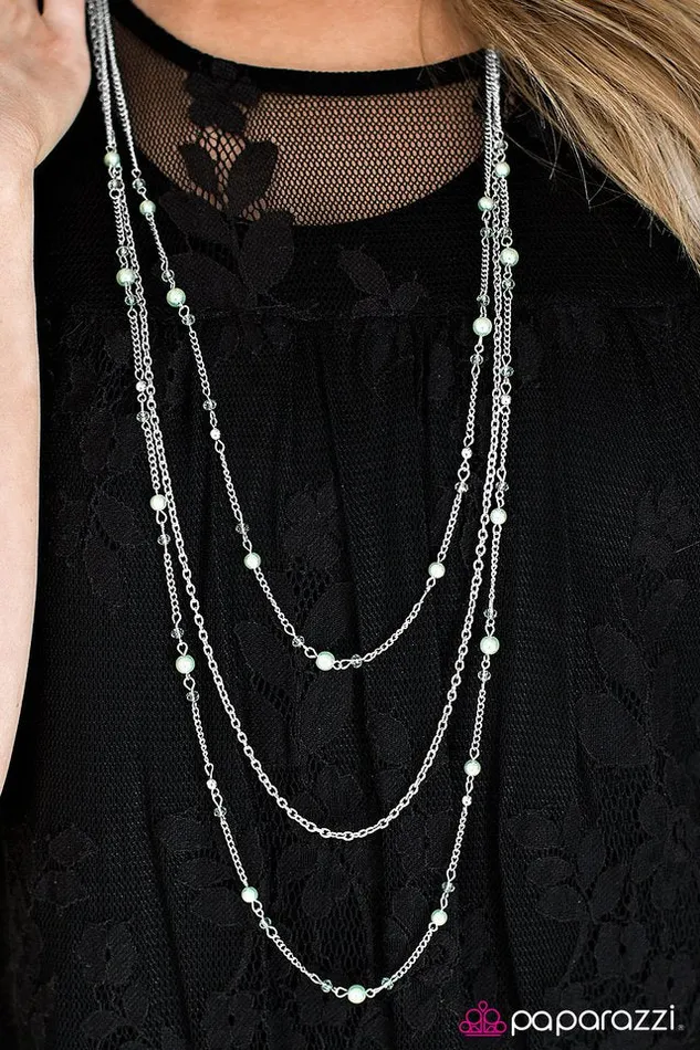 Paparazzi Jewelry Paparazzi Necklace Quite Summeresque Green Necklaces