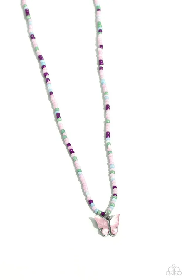 Paparazzi Jewelry Paparazzi Necklace Soaring Shell Pink Necklaces Paparazzi Jewelry Paparazzi Necklace Soaring Shell Pink Necklaces