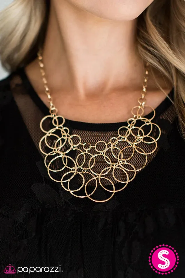 Paparazzi Jewelry Paparazzi Necklace Step Into The Bling Ring Gold Necklaces