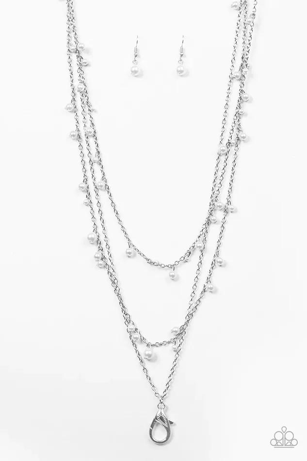 Paparazzi Necklace A Good GLAM Is Hard To Find White Paparazzi Jewelry Necklaces