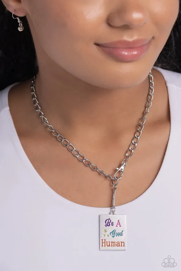 Paparazzi Necklace Be A Good Human Multi Paparazzi Jewelry Necklaces