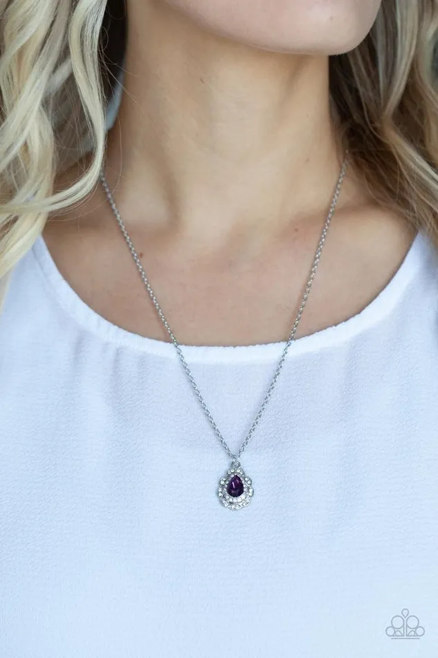 Paparazzi Necklace Vintage Validation Purple Paparazzi Jewelry Necklaces
