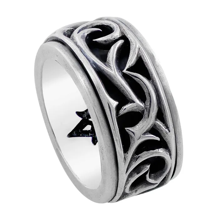 Stephen Webster Silver Thorn Rotating Band Stephen Webster Rings