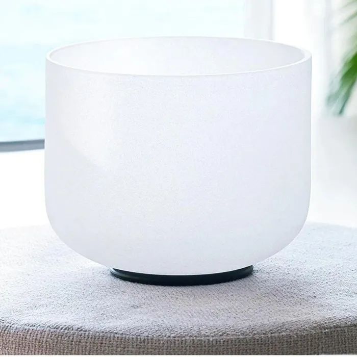 24 Inch Extra Large White Frosted Quartz Crystal Singing Bowl FREE Mallet and ORing C Rings 24 Inch Extra Large White Frosted Quartz Crystal Singing Bowl FREE Mallet and ORing C Rings