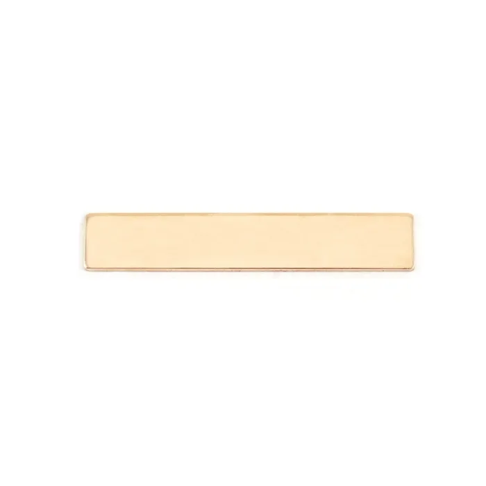 AP PreStyled Sets Gold Filled Rectangle Bar 305mm 120 x 5mm 20 20 Gauge