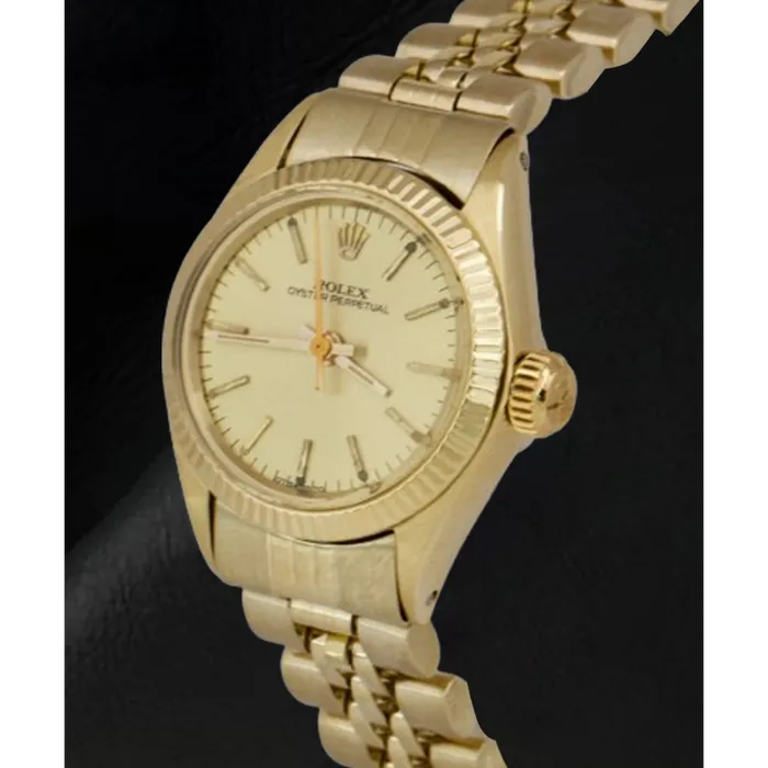 HarryChadEntcom Rolex 24 mm Champagne Stick Dial Yellow Gold Watch Watches HarryChadEntcom Rolex 24 mm Champagne Stick Dial Yellow Gold Watch Watches