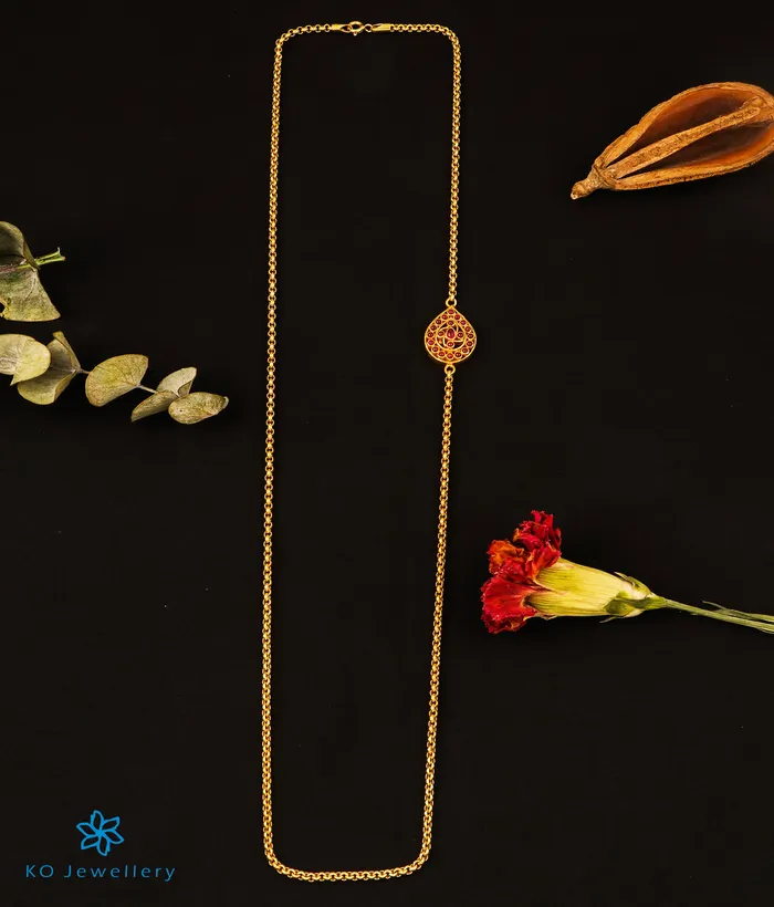 Silversmith The Anunay Silver Mohappu Necklace Necklaces