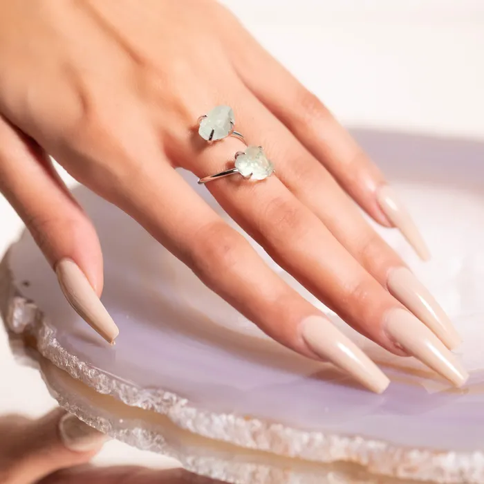 Rings Beau Life Double The Attention Fluorite Ring