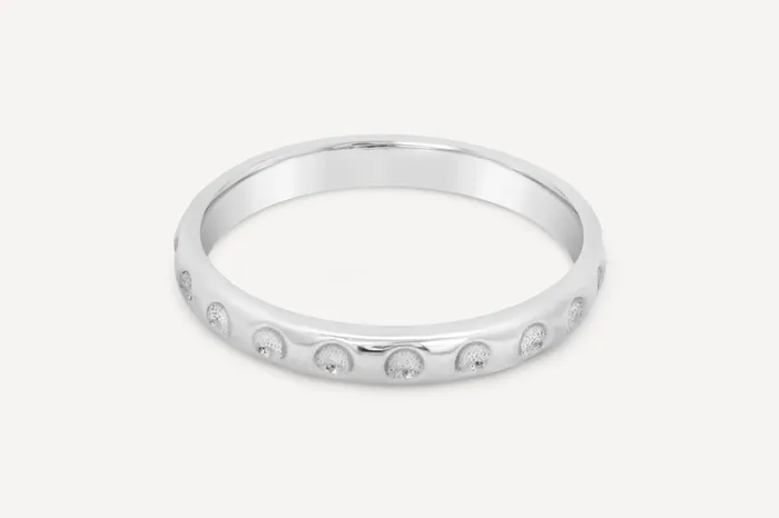 Rings Dot Band Sterling Silver Sheena Marshall